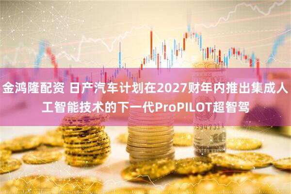 金鸿隆配资 日产汽车计划在2027财年内推出集成人工智能技术的下一代ProPILOT超智驾